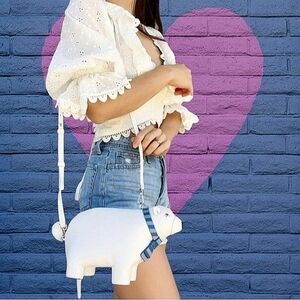 Kate Spade Arctic Friends Polar Bear Crossbody Leather Bag